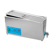 P&T Medical BTX-600 7L H - ультразвуковая мойка с подогревом и краном для слива воды, корпус из нержавеющей стали, 7 л